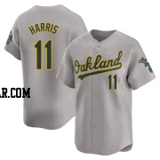 Brett Harris Youth Oakland Athletics Gray Limited Away Jersey