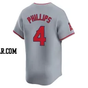 Brett Phillips Youth Los Angeles Angels Gray Limited Away Jersey