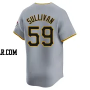 Brett Sullivan Men's Pittsburgh Pirates Gray Limited Away Jersey