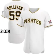 Brett Sullivan Men's Pittsburgh Pirates White Authentic Home Jersey