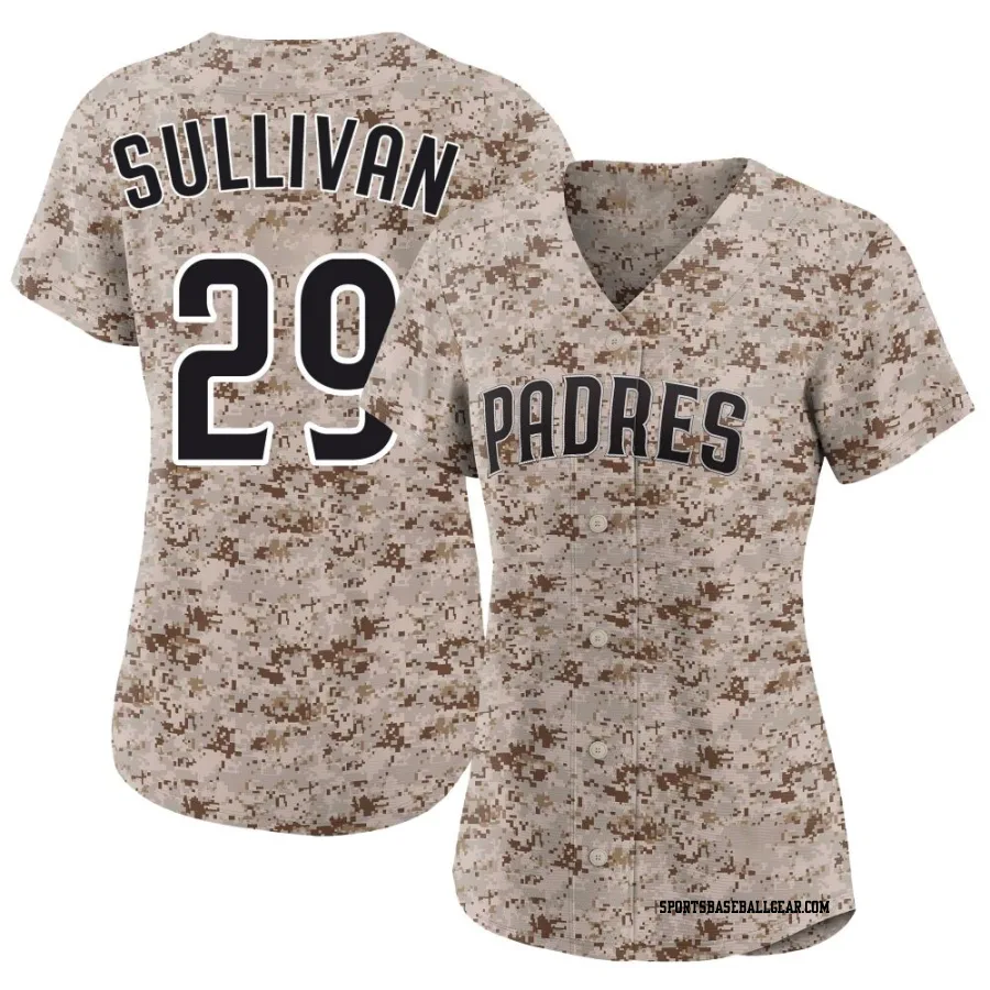 Brett Sullivan Women's San Diego Padres Camo Limited 2nd Alternate Jersey