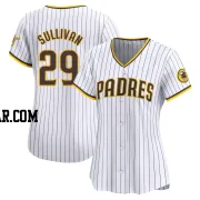 Brett Sullivan Women's San Diego Padres White Limited Home Jersey