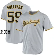 Brett Sullivan Youth Pittsburgh Pirates Gray Replica Road Jersey