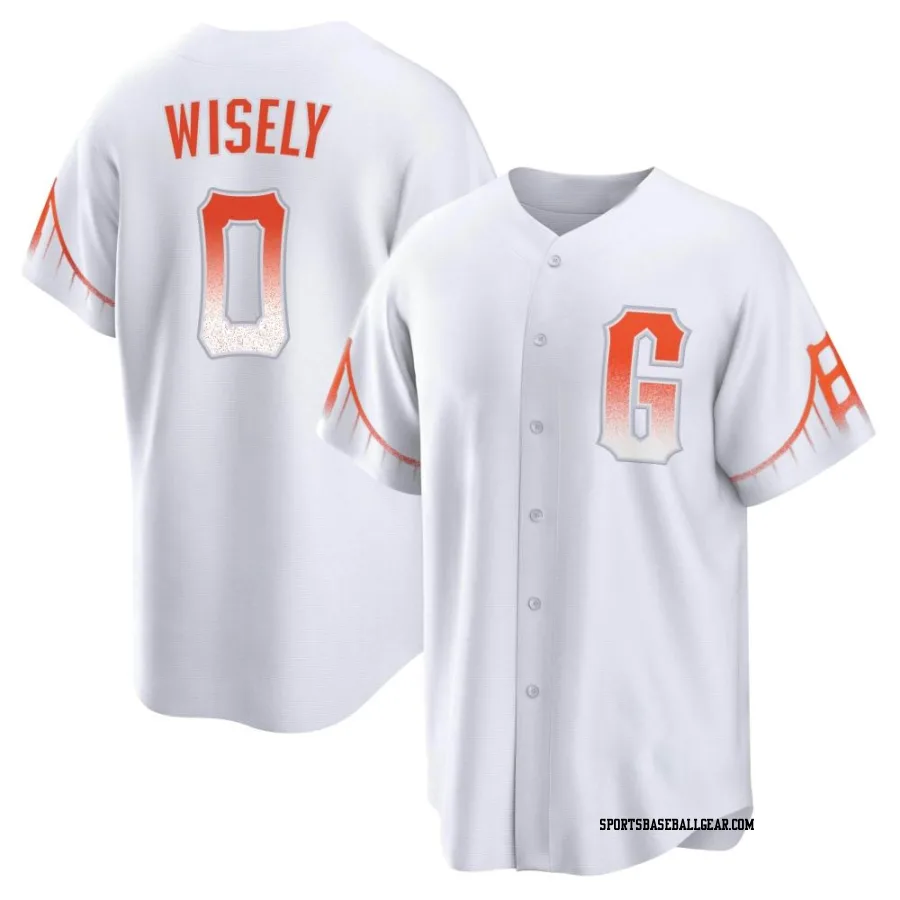 Brett Wisely Men's San Francisco Giants White Replica 2021 City Connect Jersey