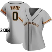 Brett Wisely Women's San Francisco Giants Gray Replica Road Jersey