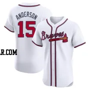 Brian Anderson Men's Atlanta Braves White Elite Home Jersey