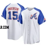Brian Anderson Men's Atlanta Braves White Replica 2023 City Connect Jersey