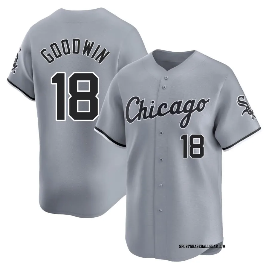 Brian Goodwin Men's Chicago White Sox Gray Limited Road Jersey