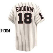 Brian Goodwin Youth Chicago White Sox Cream Limited Throwback Cooperstown Jersey