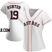 Brian Hunter Women's Houston Astros White Authentic Home Jersey