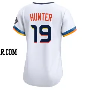 Brian Hunter Women's Houston Astros White Limited 2025 City Connect Jersey