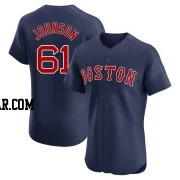 Brian Johnson Men's Boston Red Sox Navy Elite Alternate Jersey