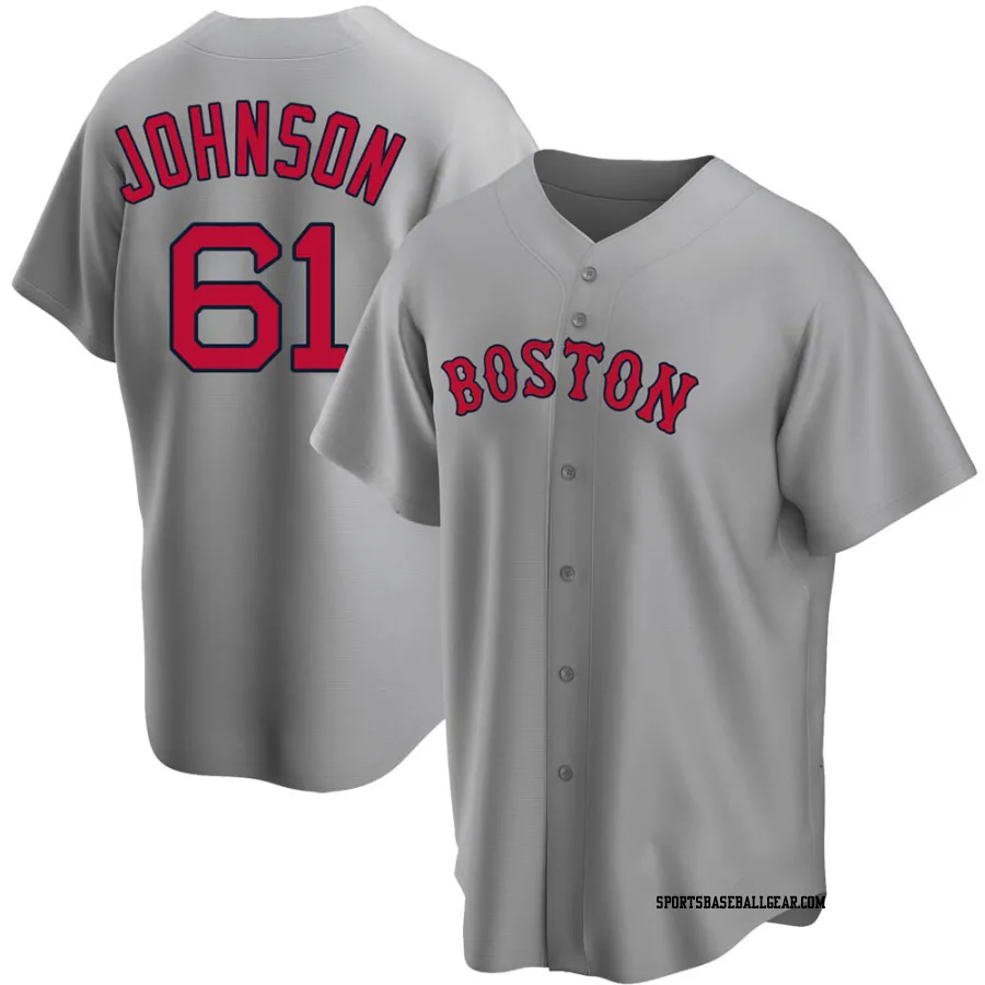 Brian Johnson Youth Boston Red Sox Gray Replica Road Jersey