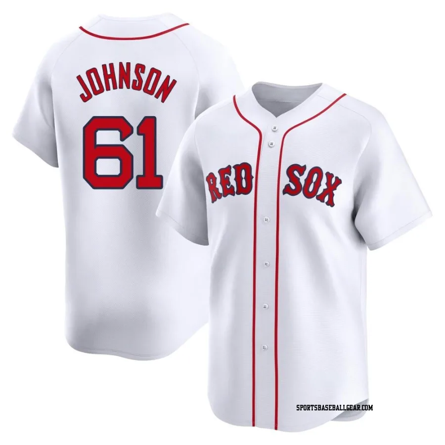 Brian Johnson Youth Boston Red Sox White Limited Home Jersey