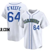 Brian O'Keefe Youth Seattle Mariners White Limited Throwback Cooperstown Collection Jersey