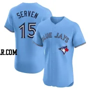 Brian Serven Men's Toronto Blue Jays Blue Elite Powder Alternate Jersey