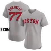 Brian Van Belle Men's Boston Red Sox Gray Elite Road Jersey