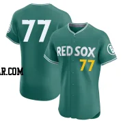 Brian Van Belle Men's Boston Red Sox Green Elite 2025 City Connect Jersey