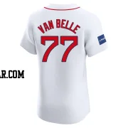 Brian Van Belle Men's Boston Red Sox White Elite Home Patch Jersey