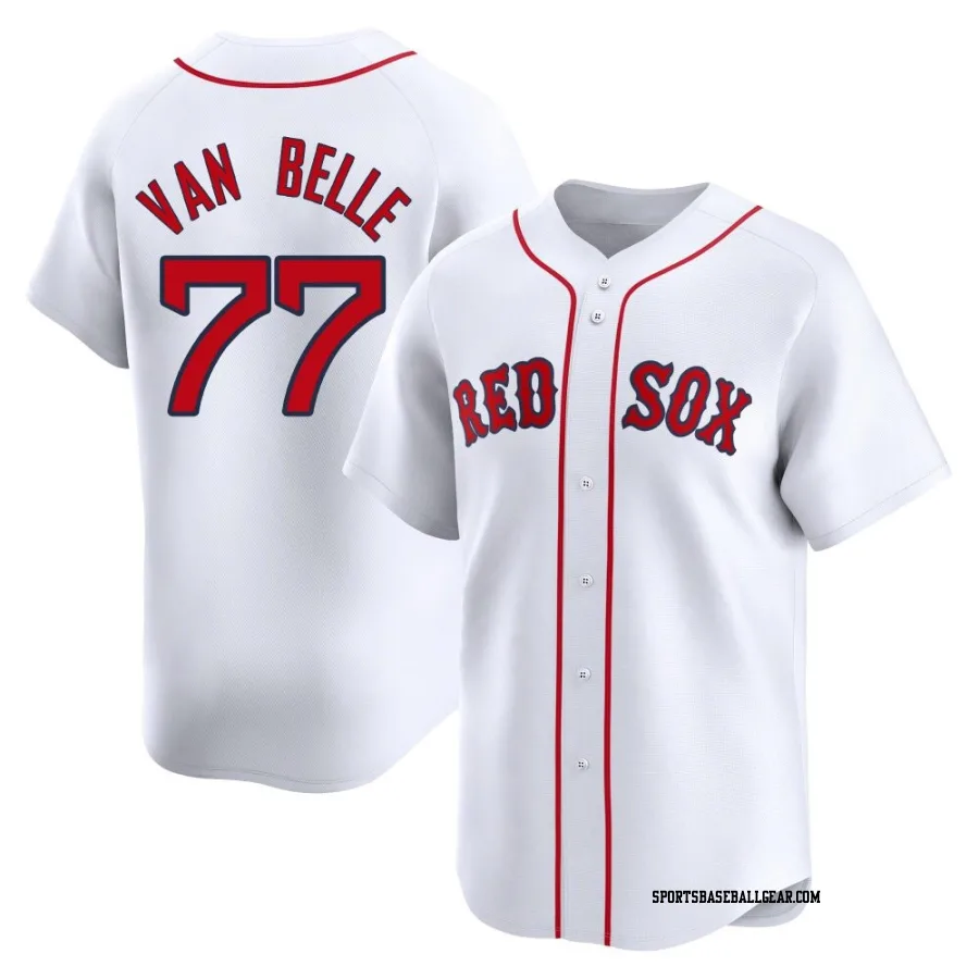 Brian Van Belle Men's Boston Red Sox White Limited Home Jersey