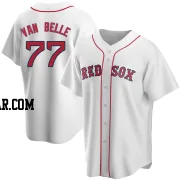 Brian Van Belle Men's Boston Red Sox White Replica Home Jersey