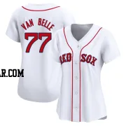 Brian Van Belle Women's Boston Red Sox White Limited Home Jersey