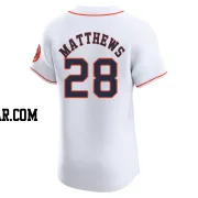 Brice Matthews Men's Houston Astros White Elite Home Jersey