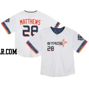 Brice Matthews Toddler Houston Astros White Limited 2025 City Connect Jersey