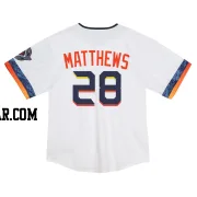 Brice Matthews Toddler Houston Astros White Limited 2025 City Connect Jersey