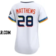 Brice Matthews Women's Houston Astros White Limited 2025 City Connect Jersey