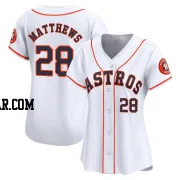 Brice Matthews Women's Houston Astros White Limited Home Jersey
