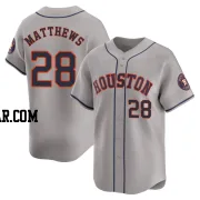 Brice Matthews Youth Houston Astros Gray Limited Away Jersey