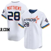 Brice Matthews Youth Houston Astros White Limited 2025 City Connect Jersey