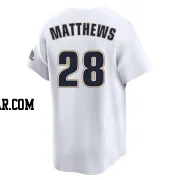 Brice Matthews Youth Houston Astros White Limited Throwback Cooperstown Collection Jersey