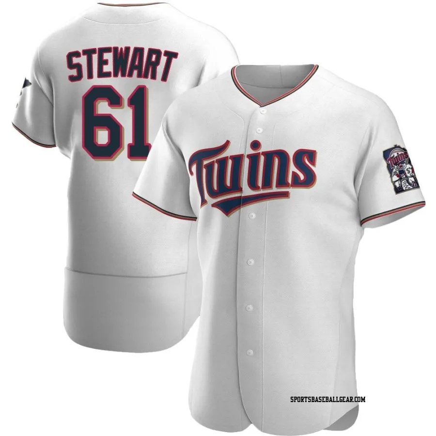 Brock Stewart Men's Minnesota Twins White Authentic Home Jersey