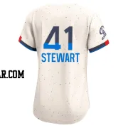 Brock Stewart Women's Los Angeles Dodgers Cream Limited 2024 City Connect Jersey