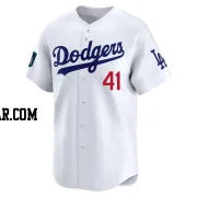 Brock Stewart Youth Los Angeles Dodgers White Limited 2024 World Tour Seoul Series Home Jersey