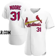 Brody Moore Men's St. Louis Cardinals White Authentic Home Jersey