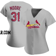 Brody Moore Women's St. Louis Cardinals Gray Authentic Road Jersey