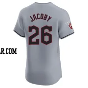 Brook Jacoby Men's Cleveland Guardians Gray Elite Road Jersey