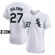 Brooks Baldwin Men's Chicago White Sox White Elite Home Jersey