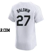 Brooks Baldwin Men's Chicago White Sox White Elite Home Jersey
