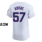Brooks Kriske Men's Chicago Cubs White Elite Home Jersey