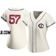 Brooks Kriske Women's Chicago Cubs Cream Authentic 2022 Field Of Dreams Jersey