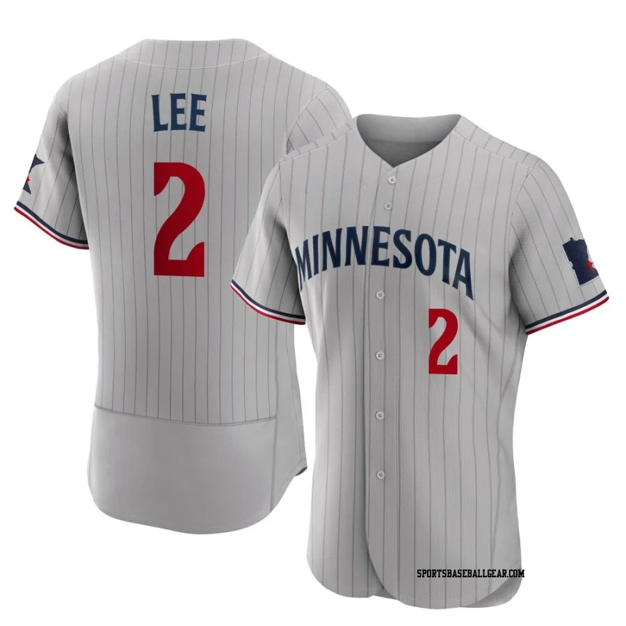 Brooks Lee Men's Minnesota Twins Gray Authentic Road Jersey