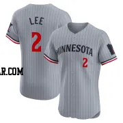 Brooks Lee Men's Minnesota Twins Gray Elite Road Jersey