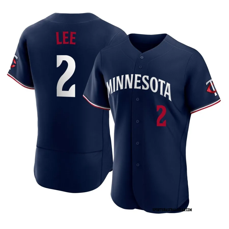 Brooks Lee Men's Minnesota Twins Navy Authentic Alternate Jersey