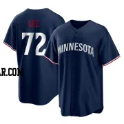Brooks Lee Men's Minnesota Twins Navy Replica Alternate Jersey