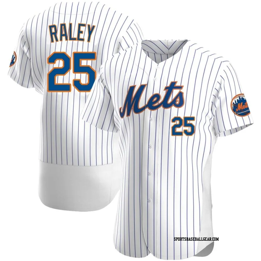 Brooks Raley Men's New York Mets White Authentic Home Jersey
