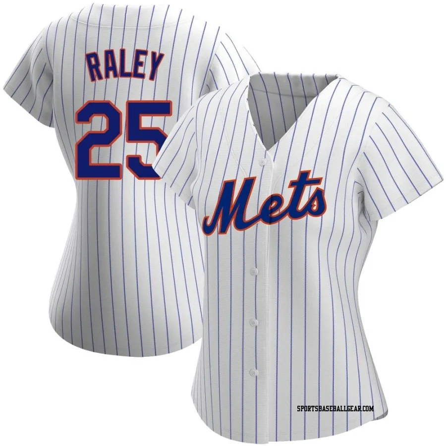 Brooks Raley Women's New York Mets White Authentic Home Jersey